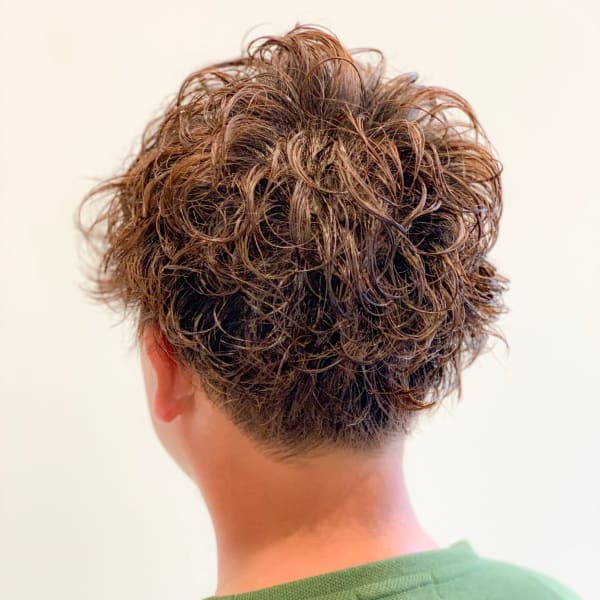 【森光隼人】ツーブロック×スパイラルパーマ