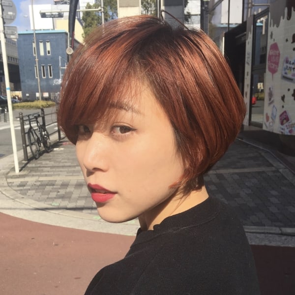 トレンド、オレンジカラー|hair salon Athle