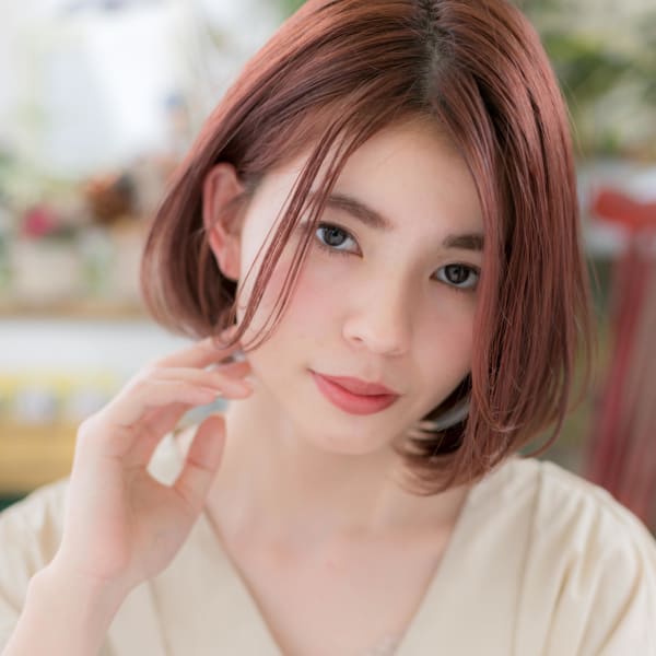 外国人風こなれ感…くせ毛風前下がりボブ ふんわりボブ