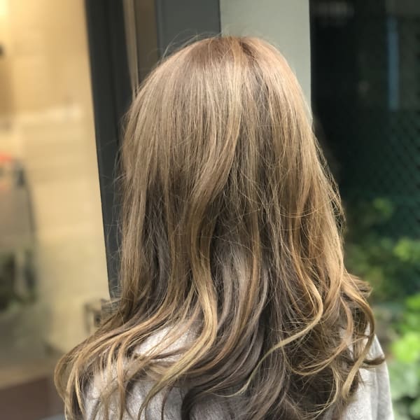 #バレイヤージュ#ブルージュ|locoDeart hair room