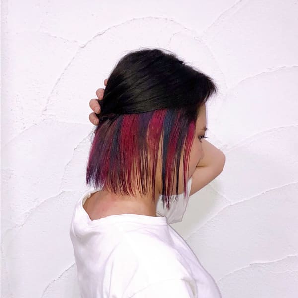  ミックスインナーカラー