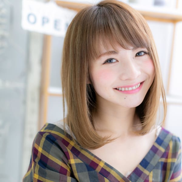 愛され度高め♪外国人風♪前下がりワンカール ニュアンスカール