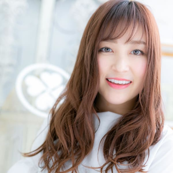 斜めバング&甘カラー♪ゆるウェーブラブロング ゆる巻きロング