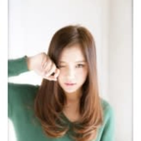 胸上ロングレイヤー【上野御徒町美容院 JOS】