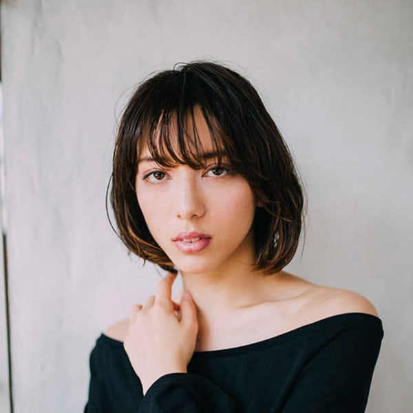 無造作ショートボブ