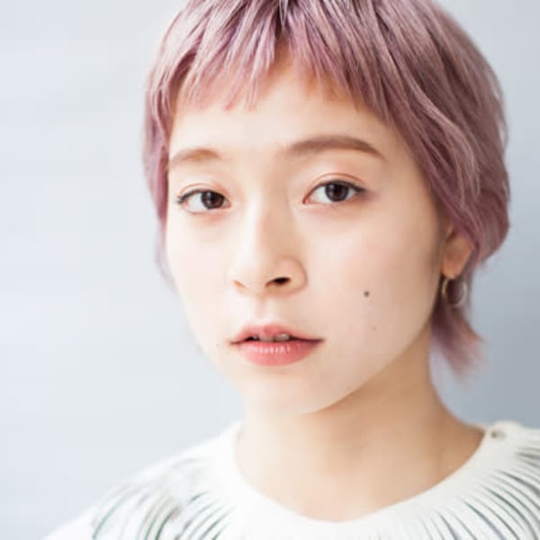 ショートウルフ　ダブルカラー