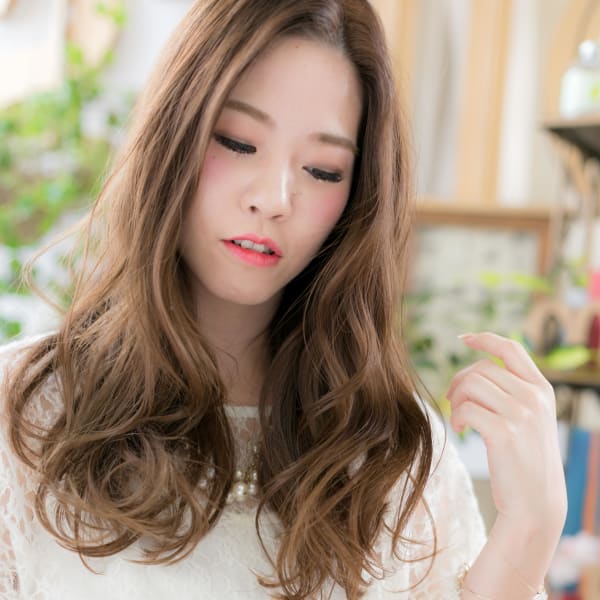 ゆるふわ愛され外国人風モテウェーブ ふんわりロング