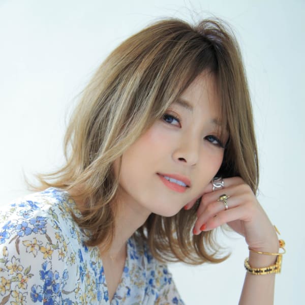 2019春夏スタイル!ウルフ ミディアム ウェーブ