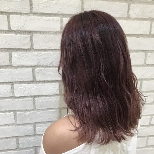 ブリーチ必須◎ピンクパープル