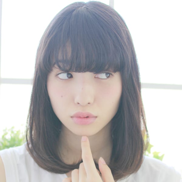 清潔感・上品セミロング【堅田】