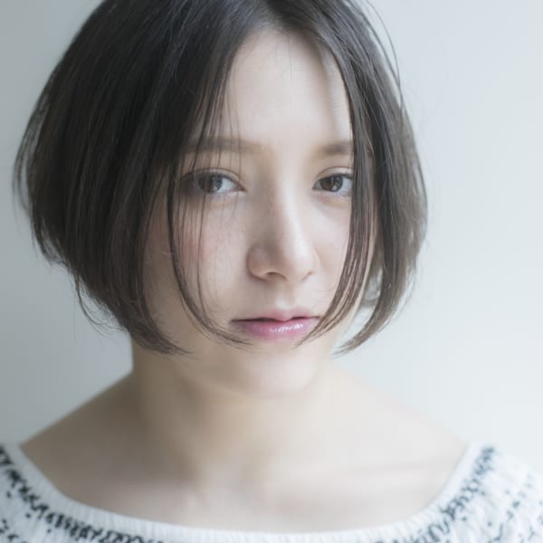 透明感抜群！ナチュラルショートボブ|apish kokubunji