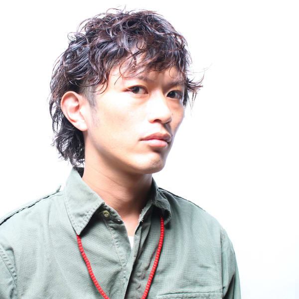 ウルフパーマスパイラルパーマメンズパーマ|ARBRE hair&make