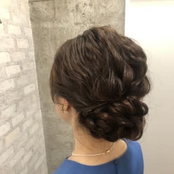 keistyle＊編み込みウェーブヘアセット