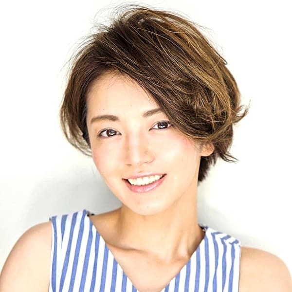 大人綺麗なショートスタイル
