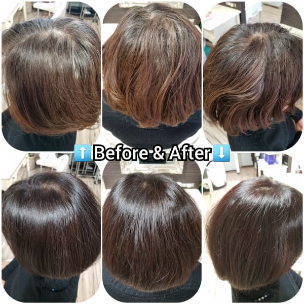 輝髪(きらがみ)ザクロペインターでブラウン系に染める