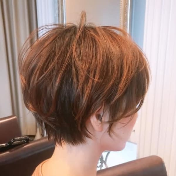 40代大人のショートボブスタイル・神戸ショートボブ