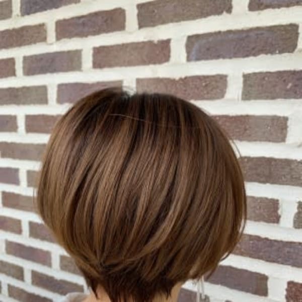 大人ショート アッシュベージュ