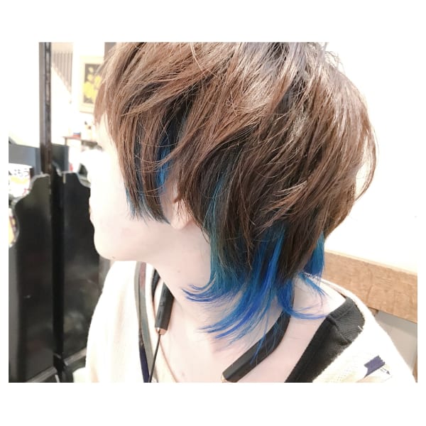 インナーカラーブルー