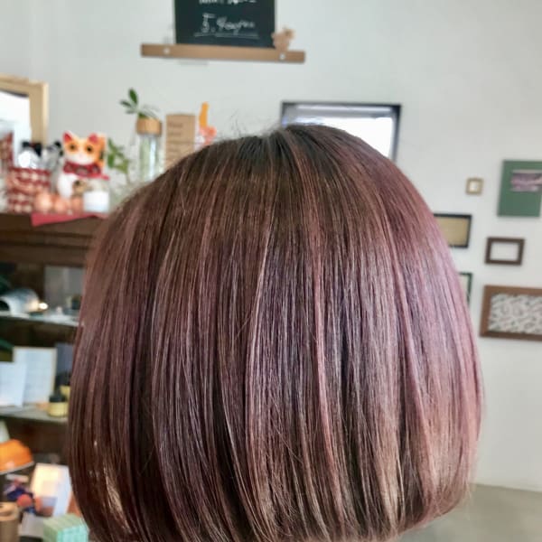 REDハイライトボブ