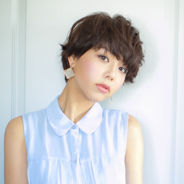 ◆L'avenir あびこ◆大人かわいいくせ毛風エッジショー