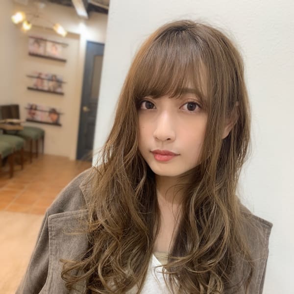 【重山】耳掛け低温デジタルパーマウエーブロング♪