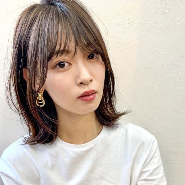 人気のくびれボブ×ショコラベージュT-38