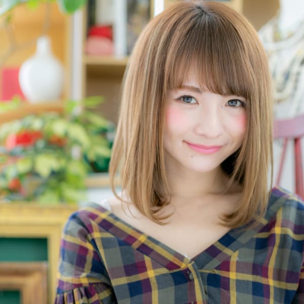 愛され度高め♪外国人風♪前下がりワンカール 小顔