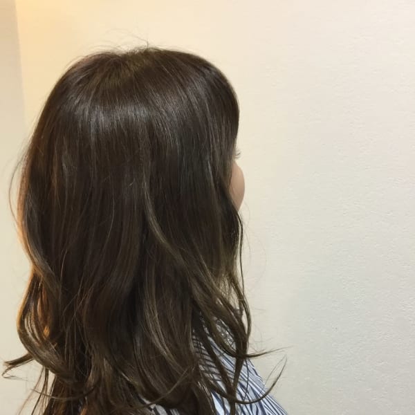  ゆるふわパーマ＆透明感春カラー