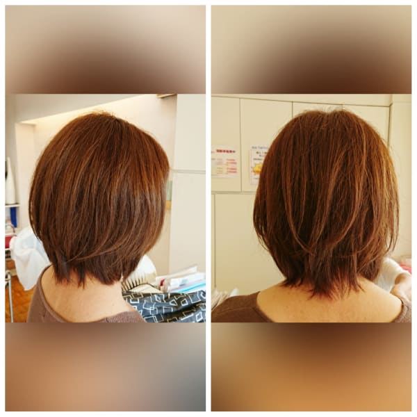 ボブスタイルのまま軽く|EDEN