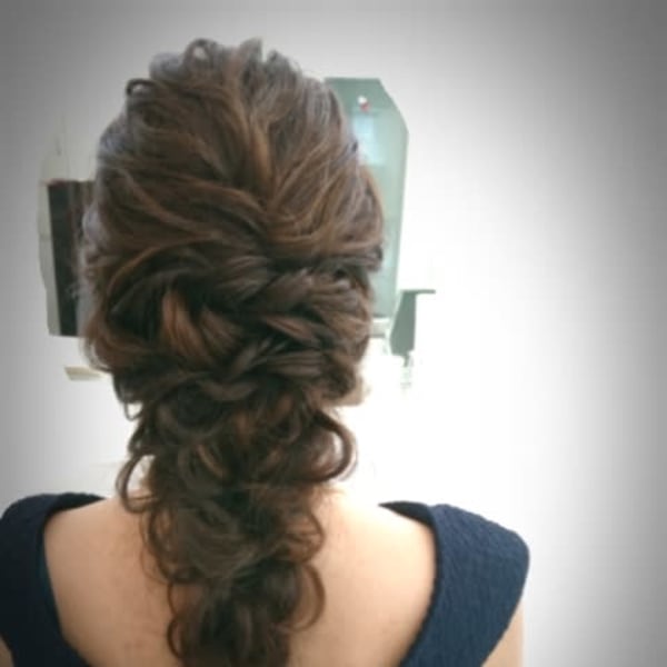 編みおろしアレンジ