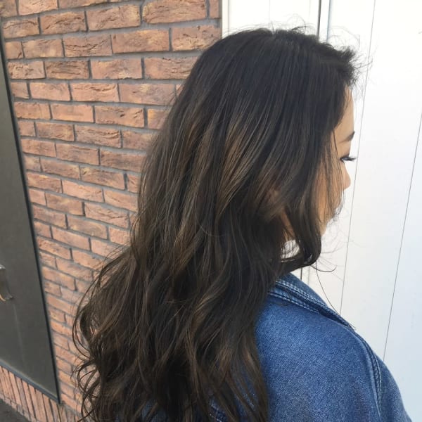 暗めのアッシュべ