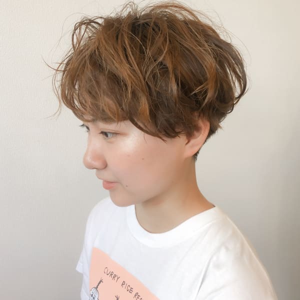 マッシュショートヘア