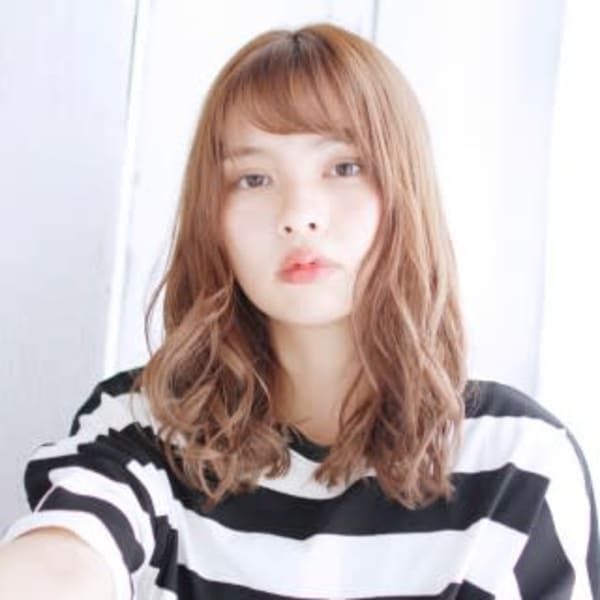 セミウエットの細かめミックスカール