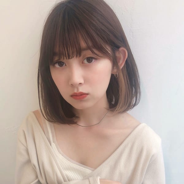 インナーカラーストレートボブ【K_30】