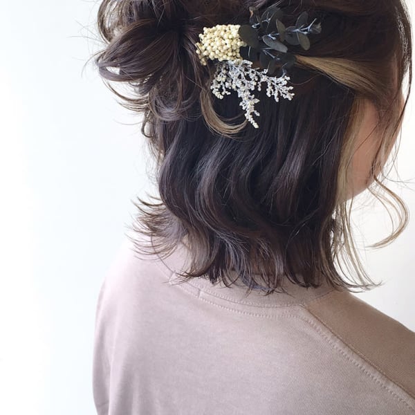 お呼ばれアレンジお団子ハーフアップ【古正寺】【長岡】