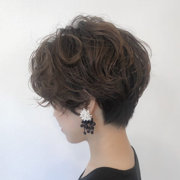 大人可愛いハンサムショート