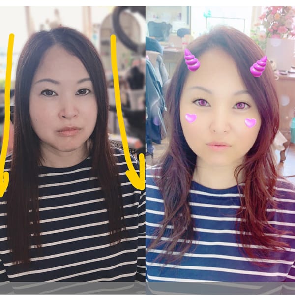 40代からの弱点を個性に活かす小顔エフェクトカット