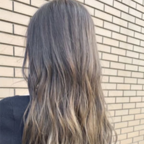 ニュアンスウェーブ×ブリーチハイライト