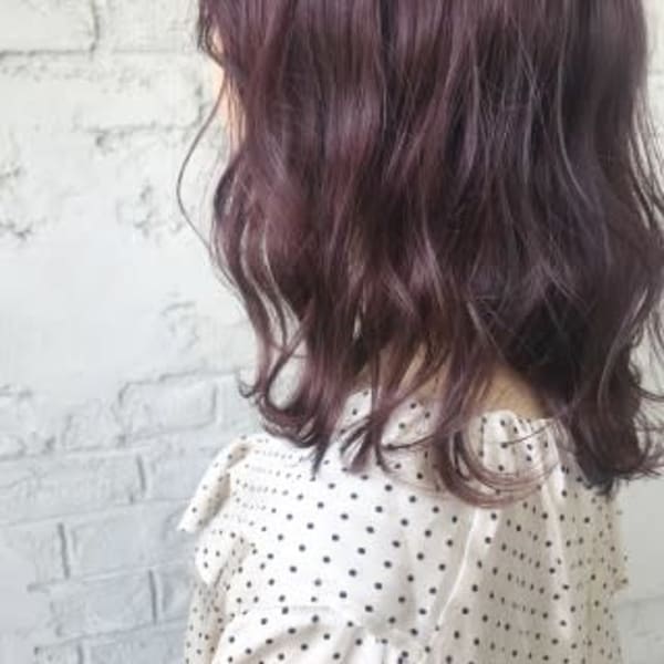 ピンクアッシュ_ピンクヘア_ピンクパープル【池袋】4032