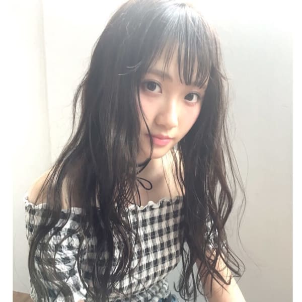 first×シースルーアシメバング×アンニュイカール