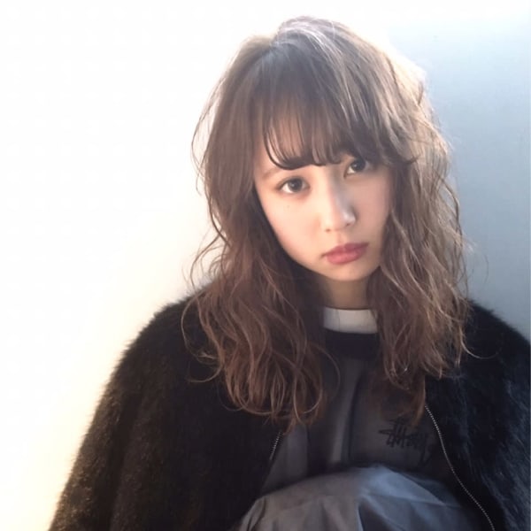 first×ミルクグレージュ×ふわふわミディアム