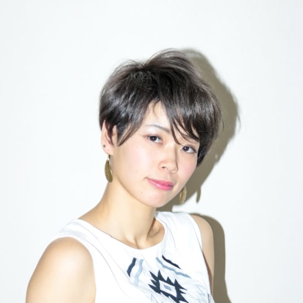 バイオレットグレイ×ショート 