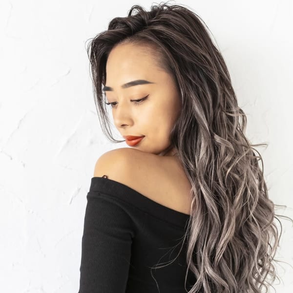 ダブルカラー/ホワイトグレージュ/グラデージョンカラー 池袋