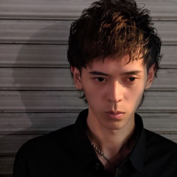 ナチュラルウルフ<理容室><銀座><メンズ><ショート>