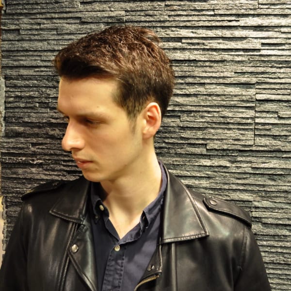 カジュアルスタイル<理容室><銀座><メンズ><ショート>