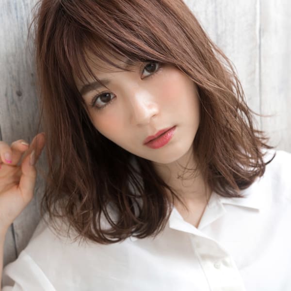 【cocona】ニュアンスウェーブセミディ