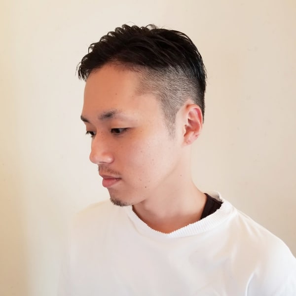 【Luccica】スパイキーショート　刈り上げモヒカン