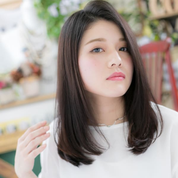 オススメ順 30代 縮毛矯正 黒髪 ミディアムの髪型 ヘアスタイル 楽天ビューティ オススメ順 30代 縮毛矯正 黒髪 ミディアムの髪型 ヘアスタイル 楽天ビューティ