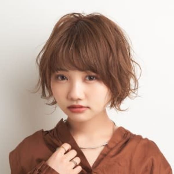 キュートな印象のショートボブ