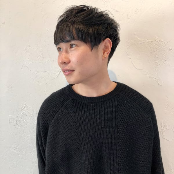 襟足スッキリマッシュレイヤー